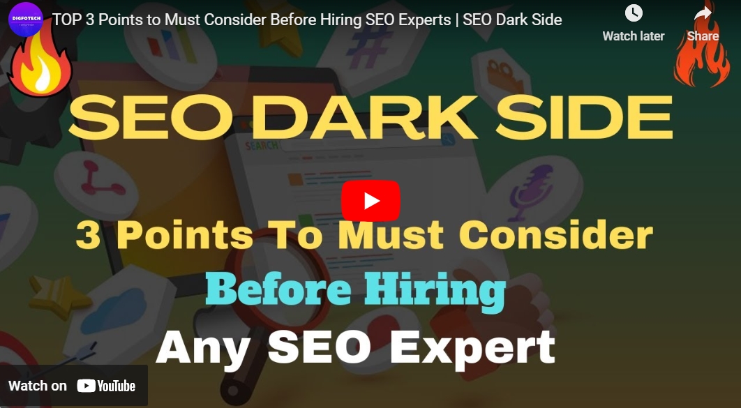 Top 3 Points to Must Consider Before Hiring Any SEO Expert